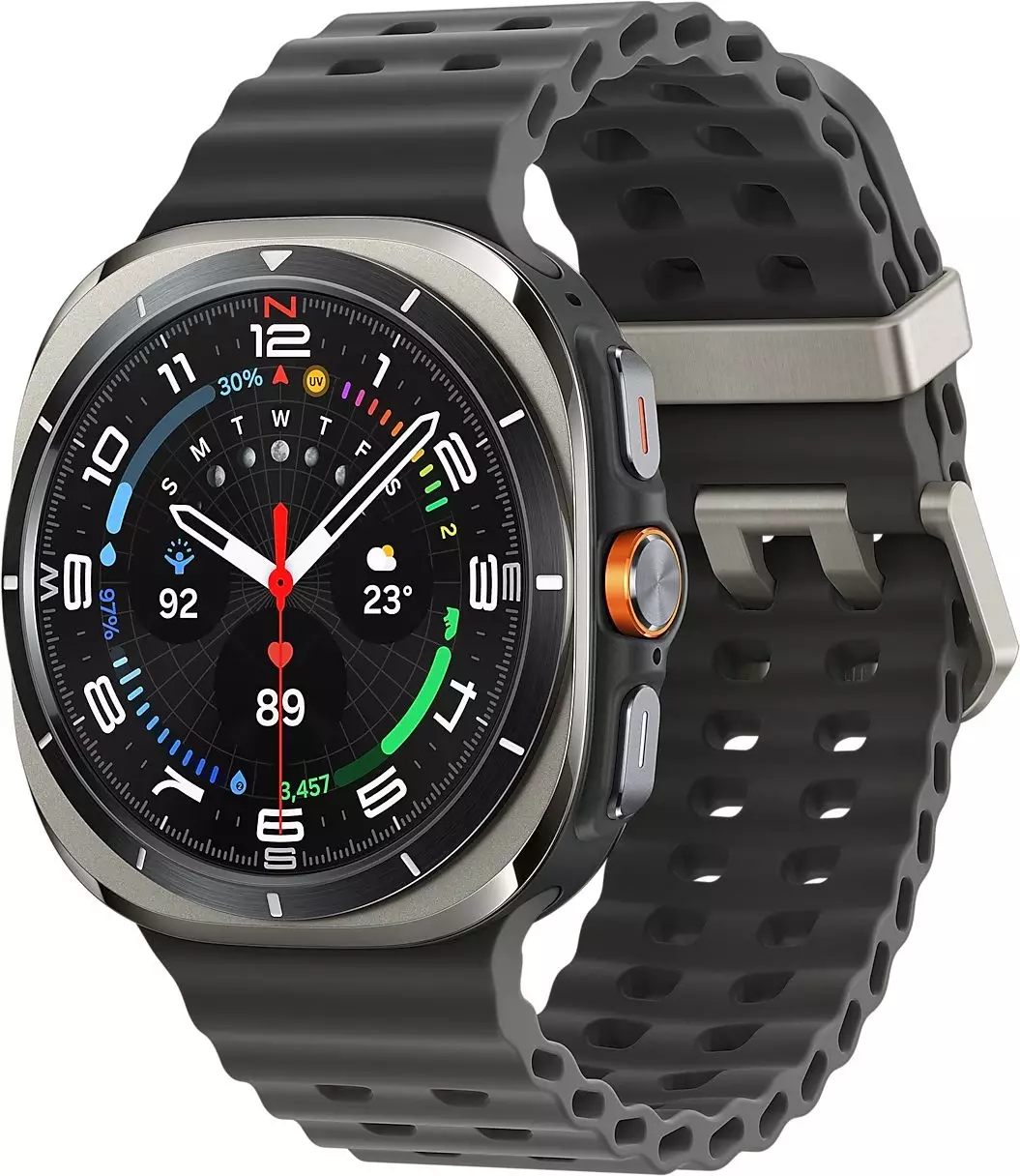 Обзор смарт-часов SAMSUNG Galaxy Watch Ultra LTE: стиль, функциональность и надежность в сером исполнении.