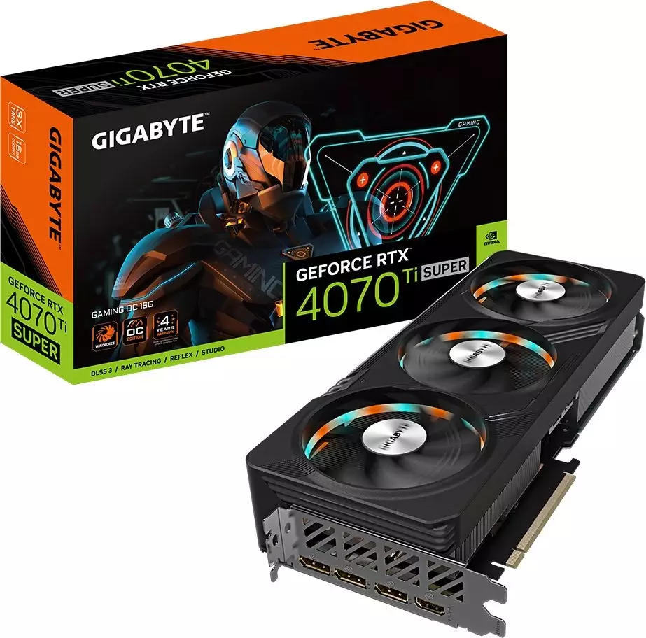 Обзор видеокарты Gigabyte GeForce RTX 4070 Ti SUPER GAMING OC 16GB: Мощь и производительность для геймеров и профессионалов.
