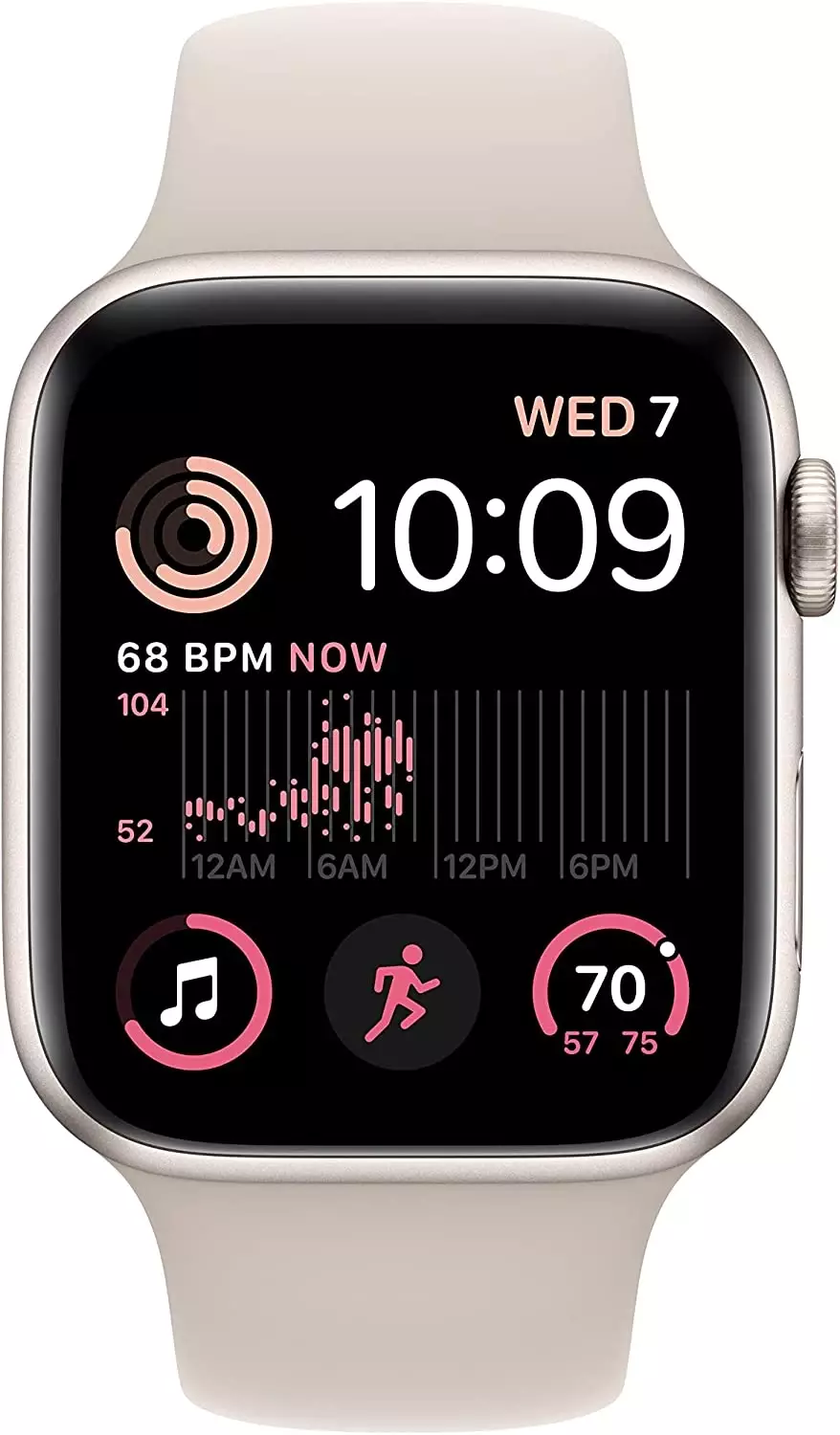 Смарт-часы APPLE Watch SE 2024 A2723 сияющая звезда (mxev3ll/a)