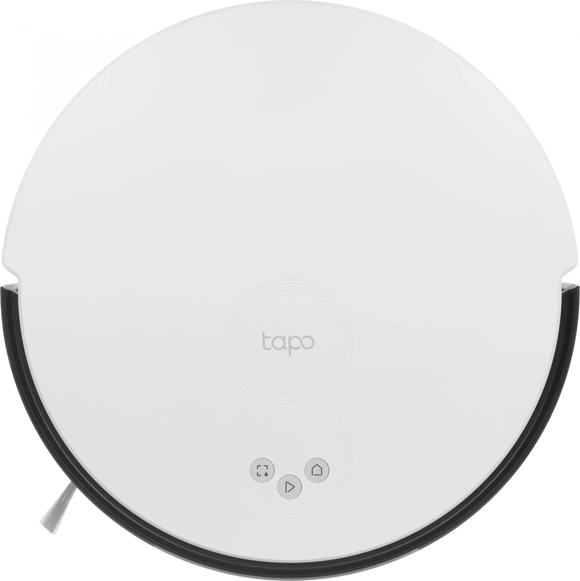 Обзор робота-пылесоса TP-Link Tapo RV10 Plus: идеальный помощник для поддержания чистоты вашего дома в белом и черном цвете.