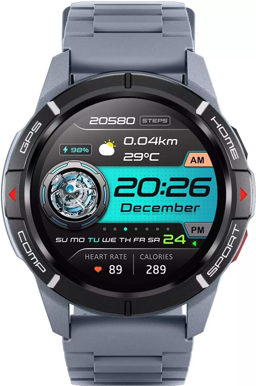 Обзор смарт-часов MIBRO GS Active: стильный дизайн, расширенные функции для активного образа жизни и точный мониторинг здоровья.